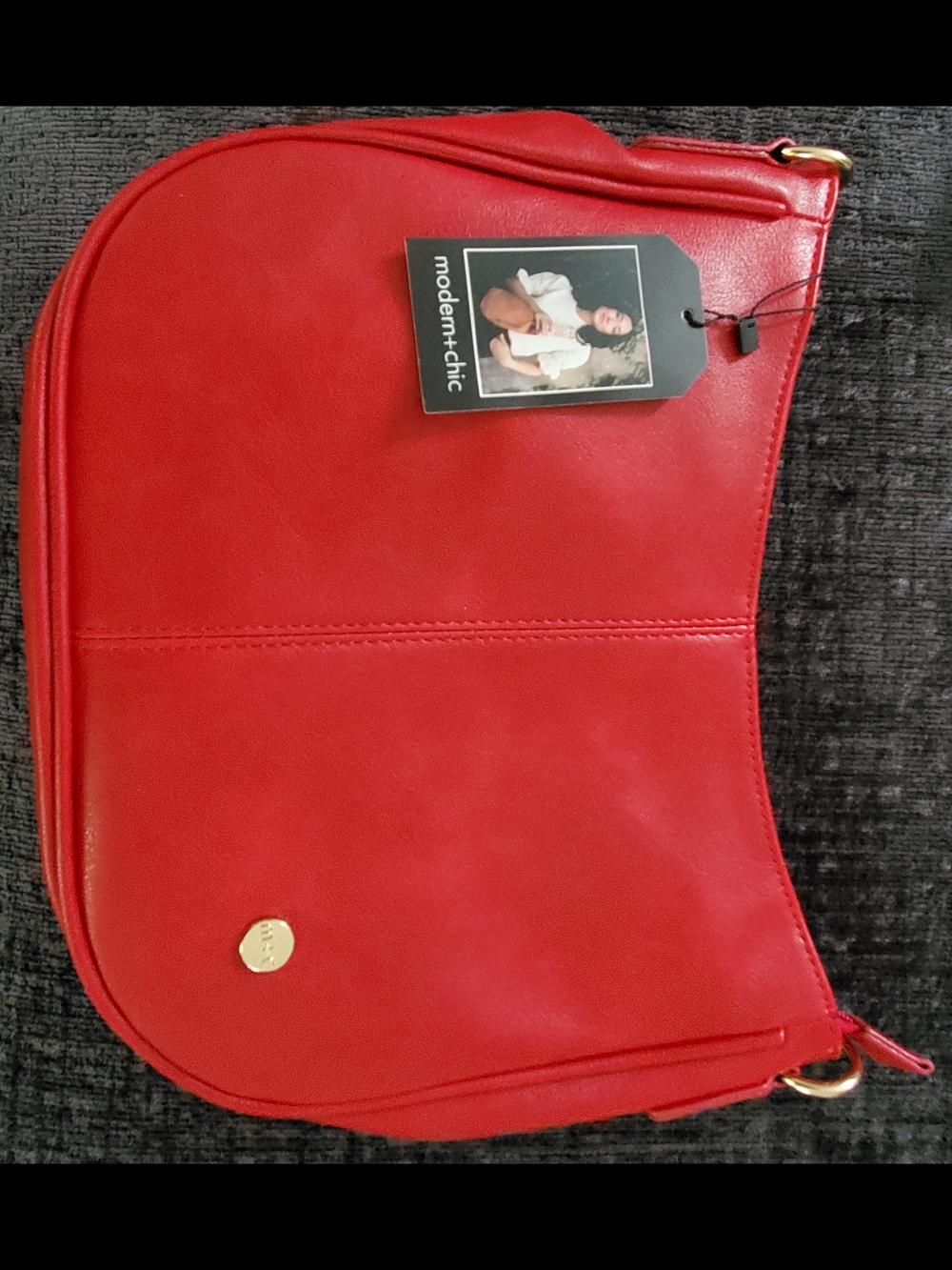 Modern+Chic Red Crossbody Bag